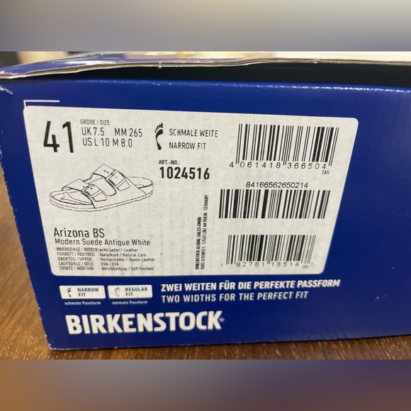 Birkenstock sandals size 41 narrow fit - Picture 4 of 10